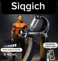 Yigit kishini mushaklari bezaydi (Hisoblagichli siqgich)
